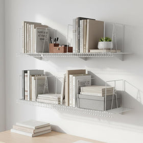 Ziroland white finish blends with most closet interiors for a clean look.