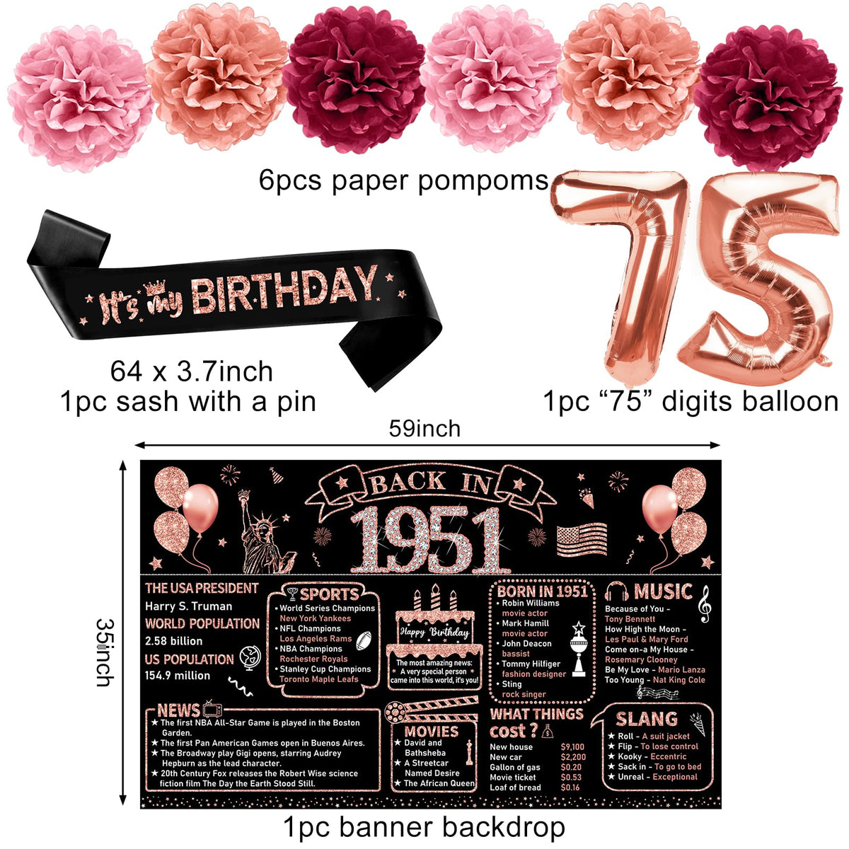Zirtorei foil 75 balloon as a bold focal point for photos.