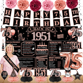 Zirtorei year-1951 backdrop in rose gold for a nostalgic photo backdrop.
