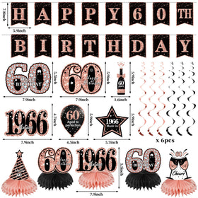 Zirtorei Year 1966 banner adds retro charm to wall décor
