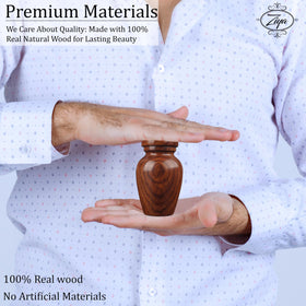 ZIYA screw-top cremation urn ensuring secure ash storage.