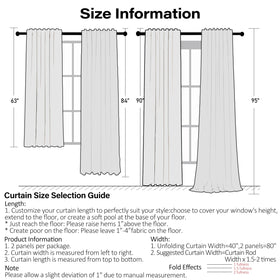 ZJDECOR pair of two panels simplifies window decorating.