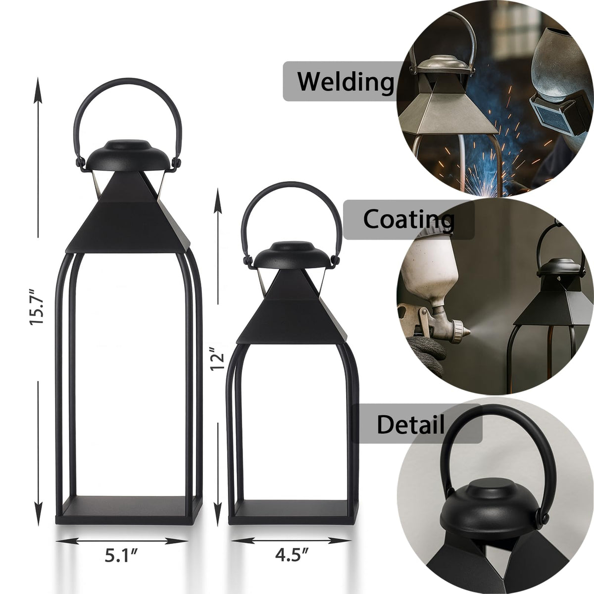 ZLFart holiday display lantern set creates festive focal points