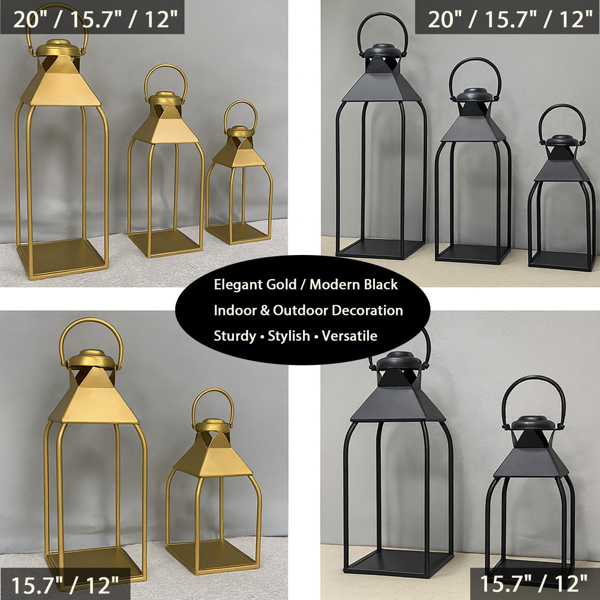 ZLFart porch patio lantern enhances outdoor dining and ambient evenings