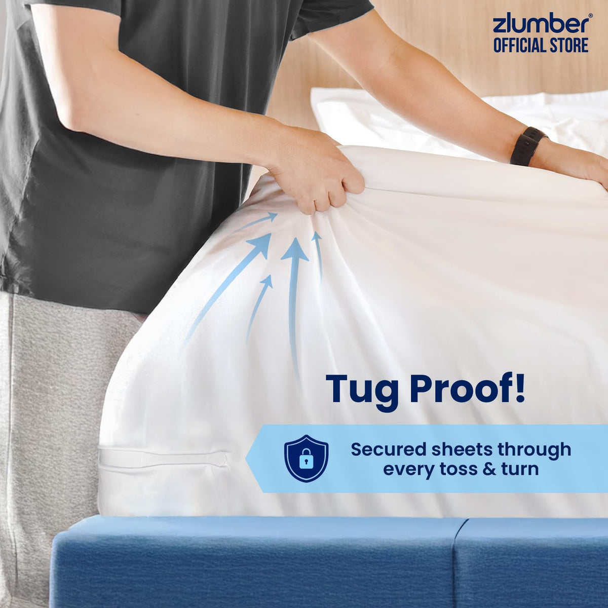 ZlumberLock one-time installation simplifies changing sheets without repeated setup