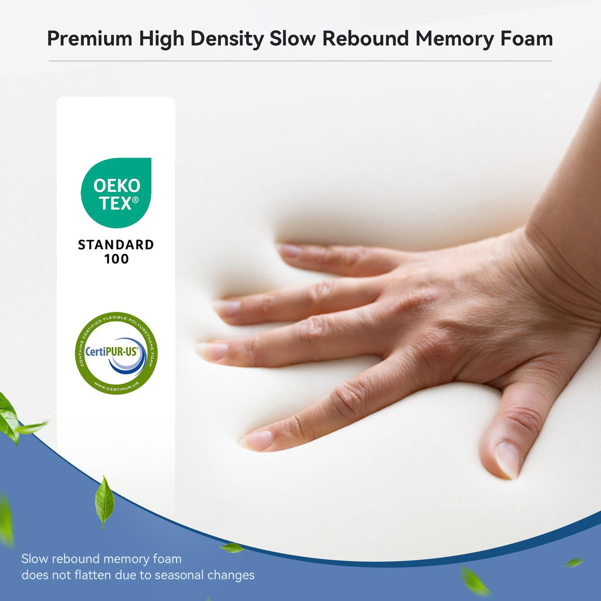 Zmarthumb gift-ready cervical pillow for all sleeping styles.