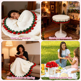 ZMJY Bouquet Blanket ready-to-use design makes a thoughtful handmade gift.