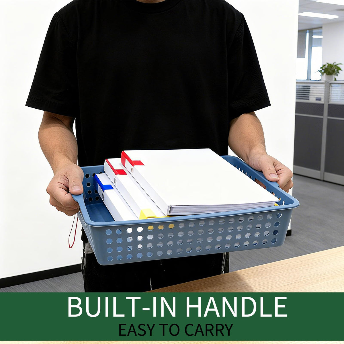 Zmpkhba cosmetics-toiletries basket ideal for bathroom storage.