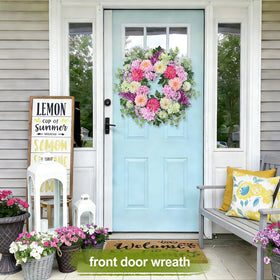 Zmtyykh 24 inch diameter wreath ready to make a bold focal point