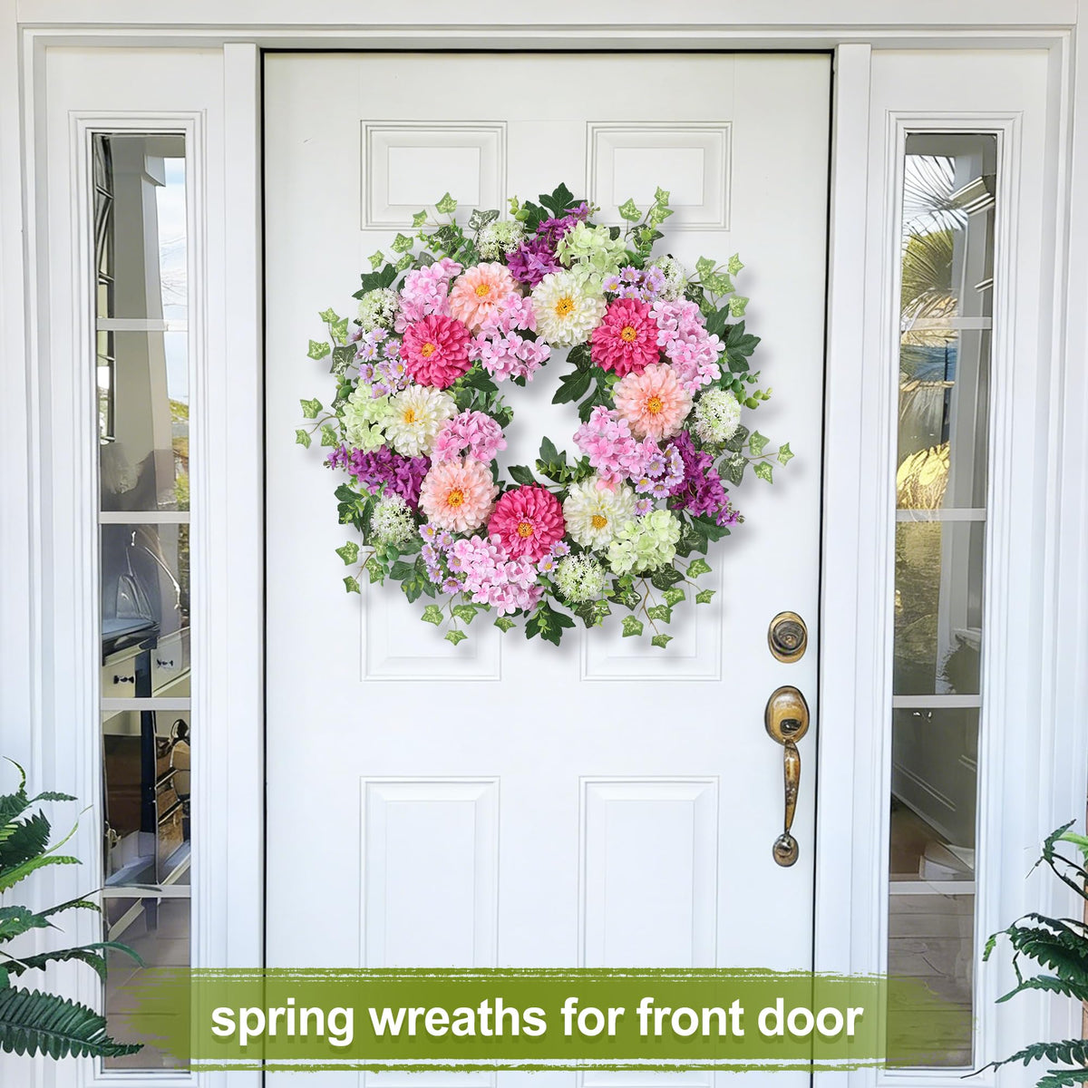 Zmtyykh maintenance-friendly wreath wipe to refresh its look