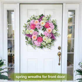 Zmtyykh maintenance-friendly wreath wipe to refresh its look