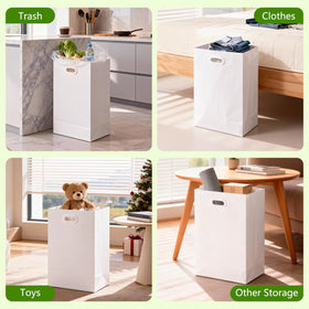 zmybcpack disposable trash bin ideal for home, yard, and events.