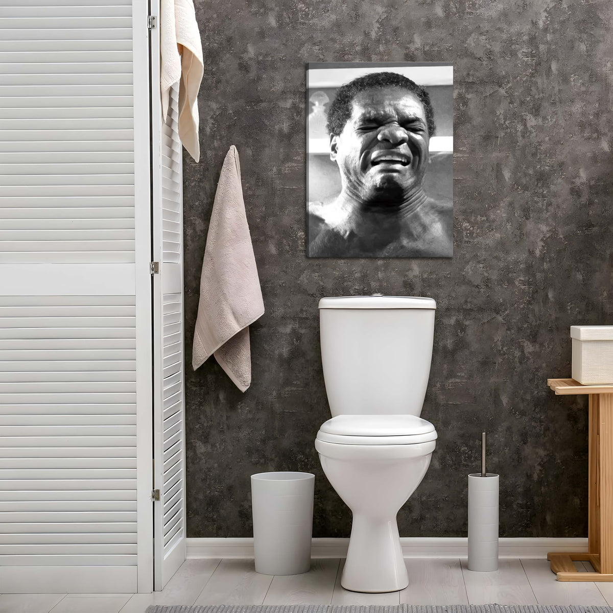 ZNHART framed bathroom art set featuring gag posters for witty decor