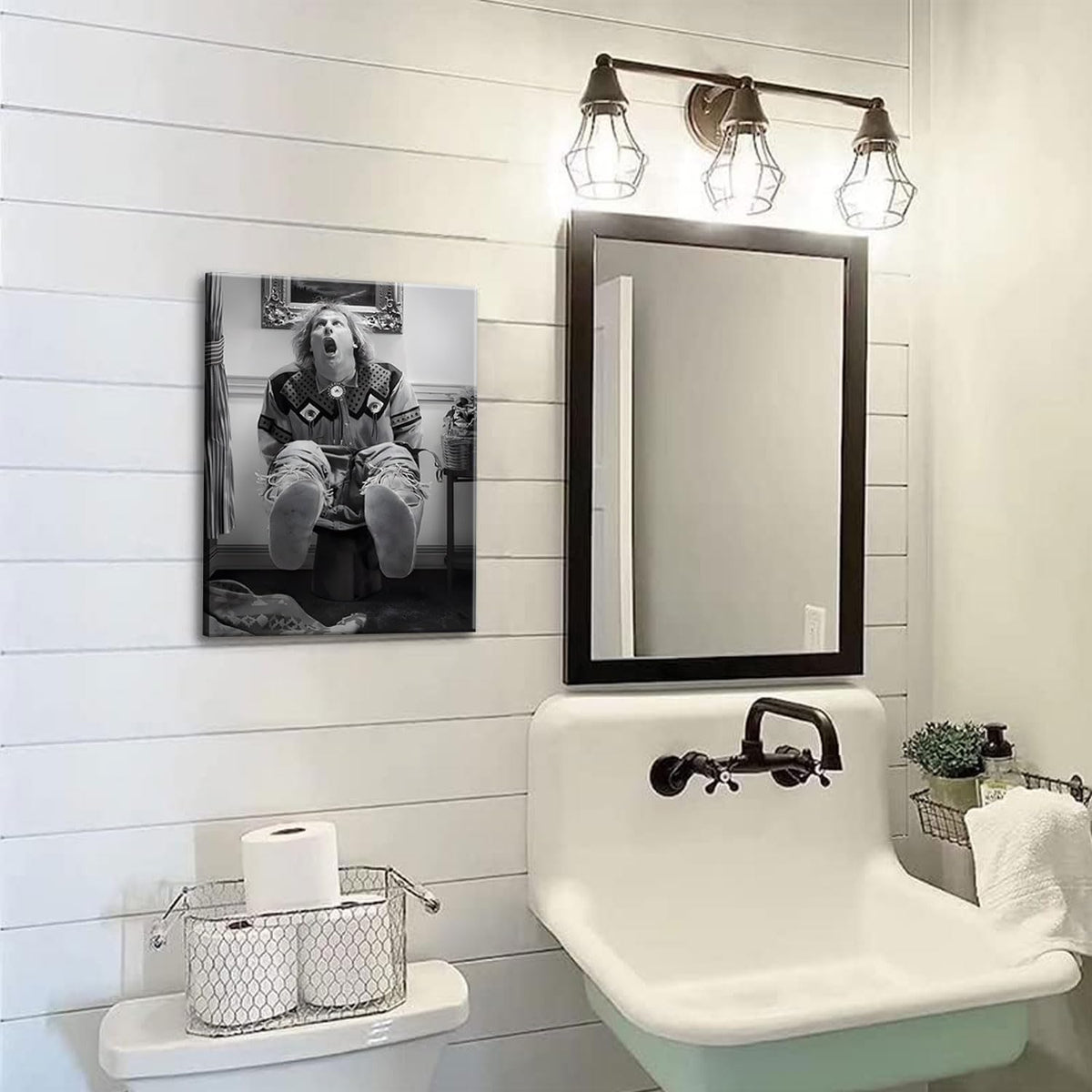 ZNHART humor wall decor suitable for bathroom or living room