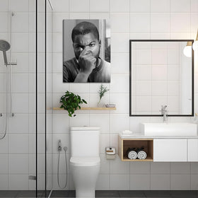 ZNHART ready-to-hang bathroom wall art two-piece set for quick setup