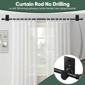 ZNONOX 3M adhesive brackets provide strong hold for no drill rod