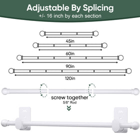 ZNONOX two-step installation process for no-drill setup