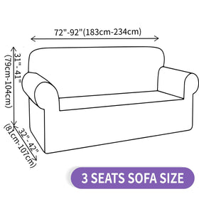 ZNSAYOTX machine washable couch cover is easy to care for.