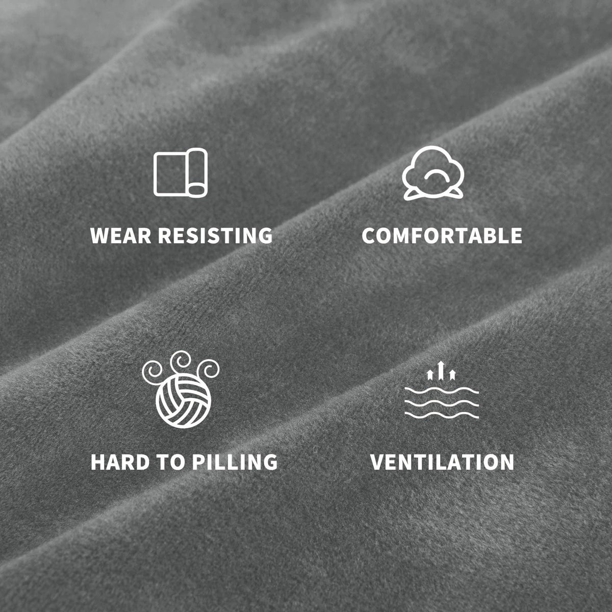 ZNSAYOTX non-slip elastic bottom ensures the cover stays in place