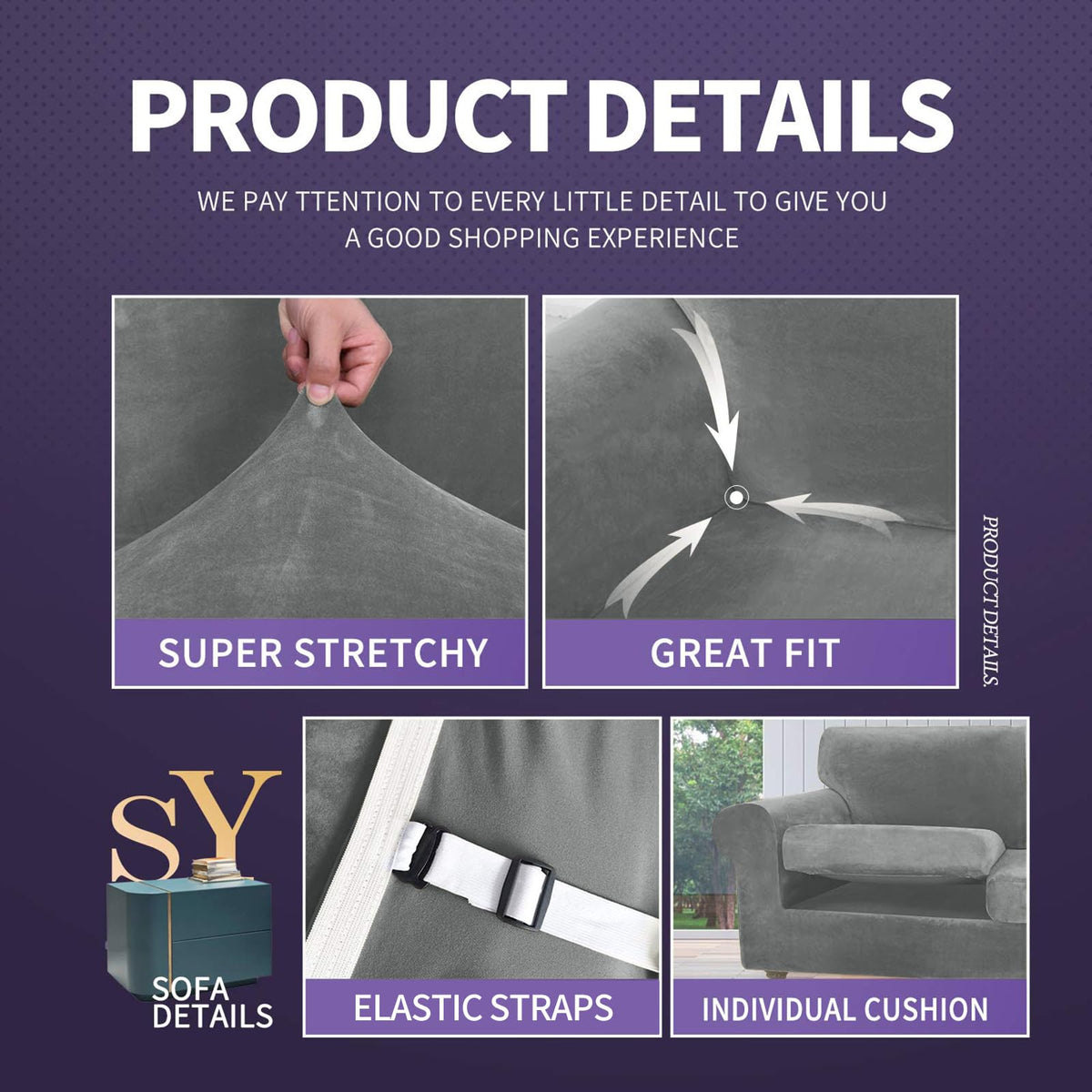 ZNSAYOTX non-slip strap system keeps the cover in place during daily use.