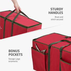 ZOBER dual-zipper closure allows secure, easy access.