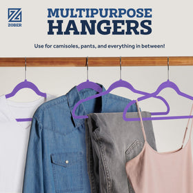 ZOBER 50-pack keeps wardrobe organized in compact closets