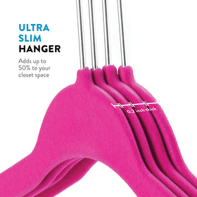 Zober velvet hangers dress hanger protects delicate fabrics and reduces creases.