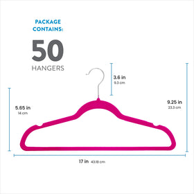 Zober velvet hangers horizontal bar enables versatile hanging for shirts and pants.