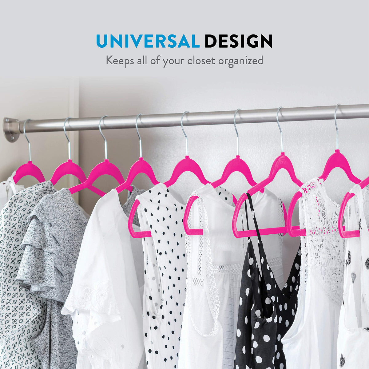 Zober velvet hangers non-slip coat hanger prevents slipping and preserves garment shape.