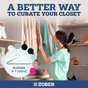 Zober versatile hangers suitable for skirts scarves and more