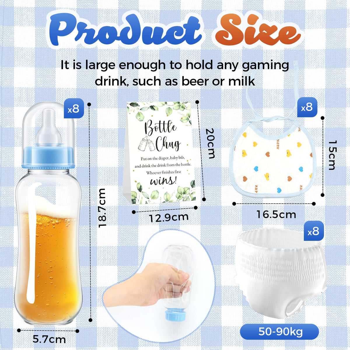 ZOCONE bottle-chug-game-action highlights playful competition and guest interaction