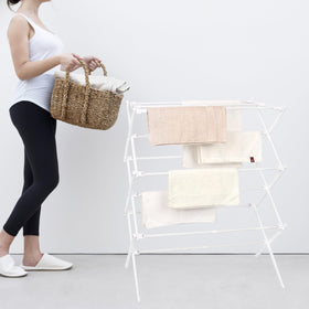 ZOES HOMEWARE lightweight portable rack for easy transport.