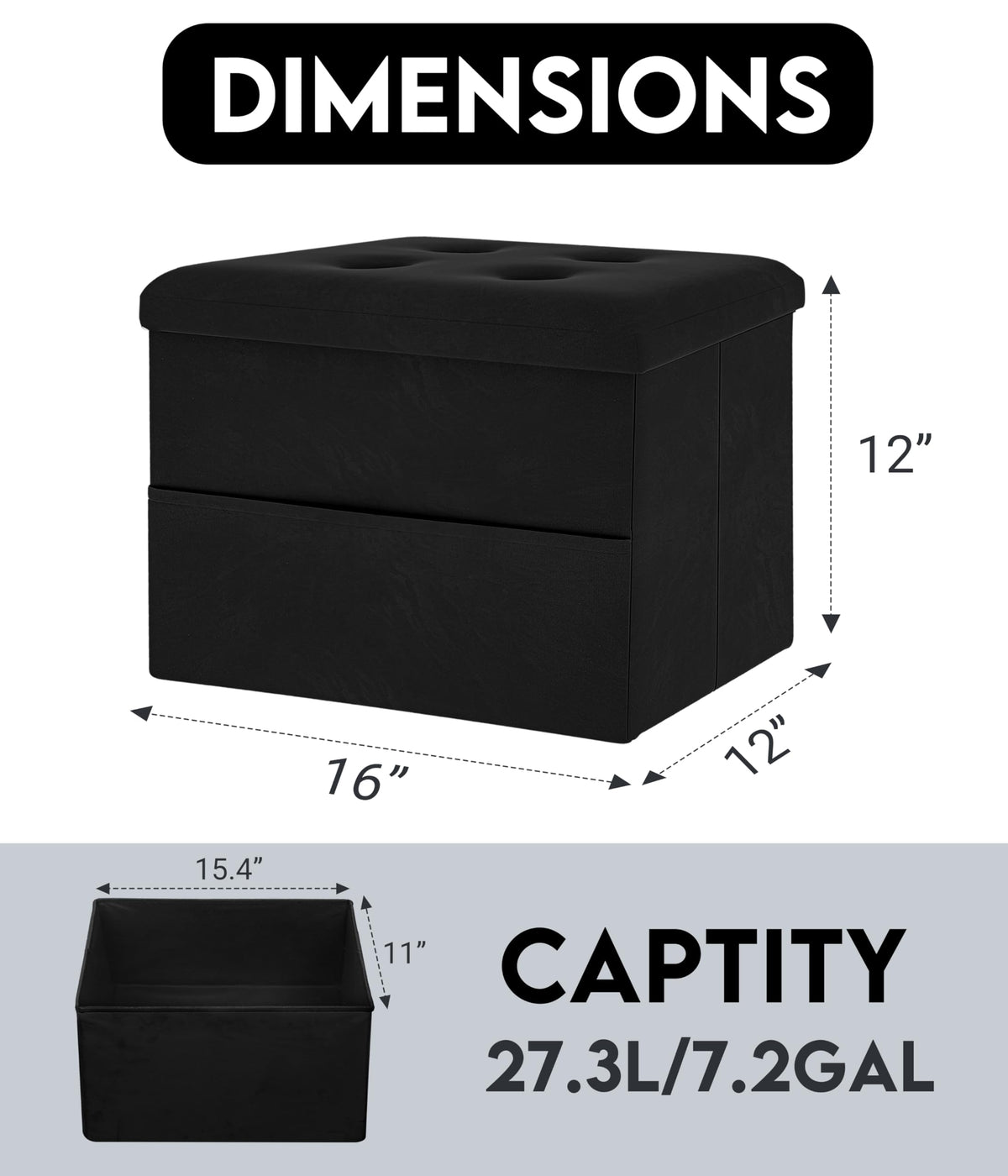 ZOES HOMEWARE footrest in a living room setup ready for use