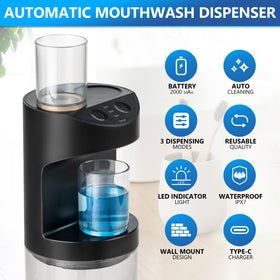 ZOFGENOW magnetic cups offer secure, reusable mouthwash cups.