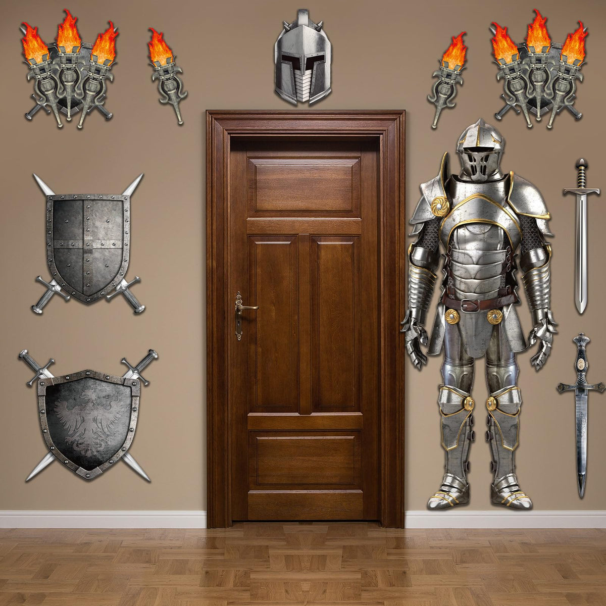 ZOIIWA 35cm helmet detail accents medieval scenes