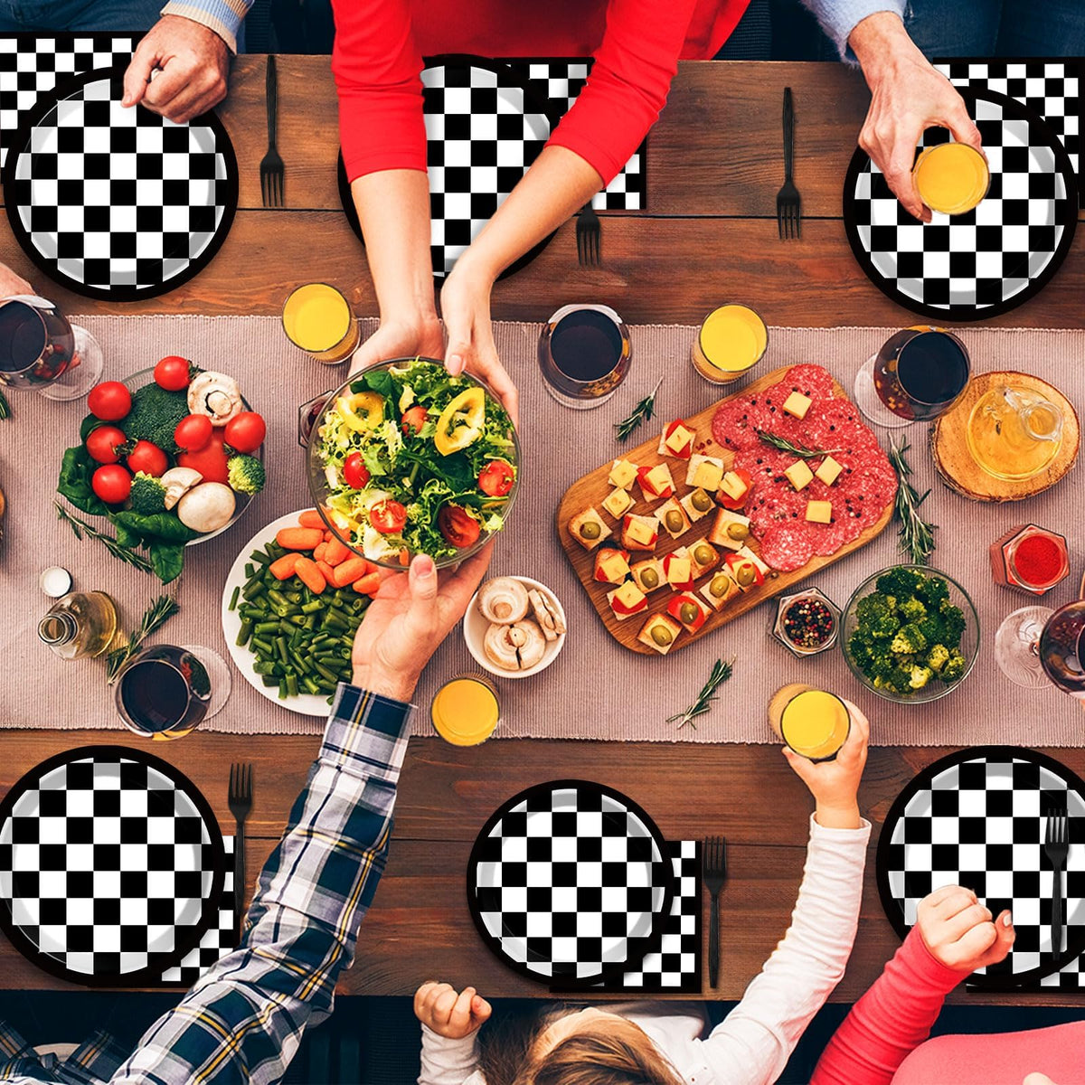 ZOIIWA racing party design enhances theme and creates cohesive decor