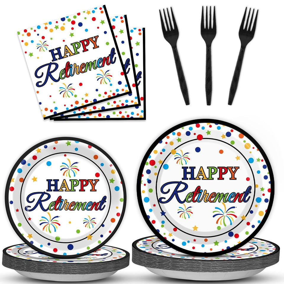 ZOIIWA retirement plates-9inch vibrant plates for festive tables.