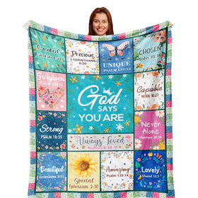 Zolumy blanket closeup shows soft floral fabric for cozy evenings.