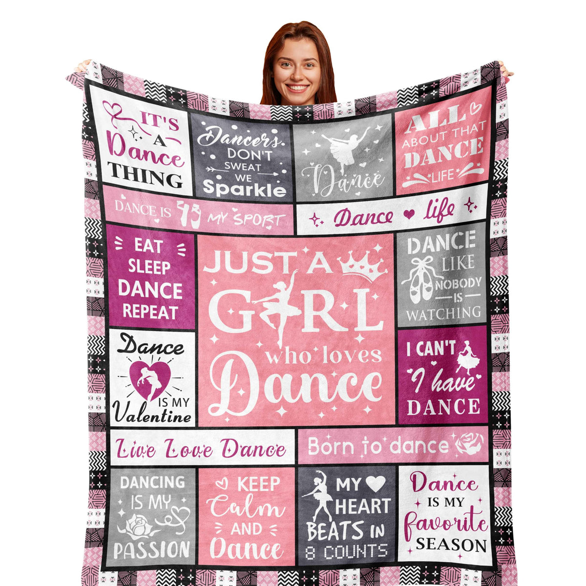 Zolumy dance blanket soft touch for cozy recital moments