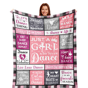 Zolumy dance blanket soft touch for cozy recital moments