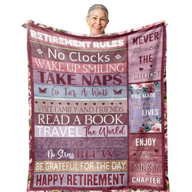 Zolumy retirement blanket soft touch for cozy evenings
