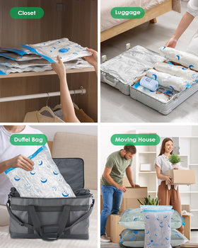 ZONAMA roll-up bags without cap provide flexible travel packing options.