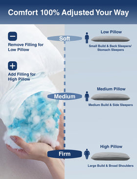 ZonLi cooling body pillow side view highlights ergonomic support for side sleepers