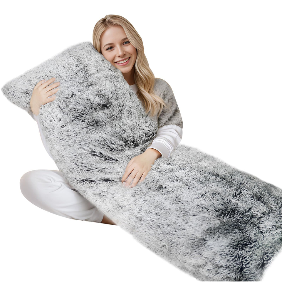 ZonLi Fluffy Body Pillow full-length support improves alignment for side sleepers