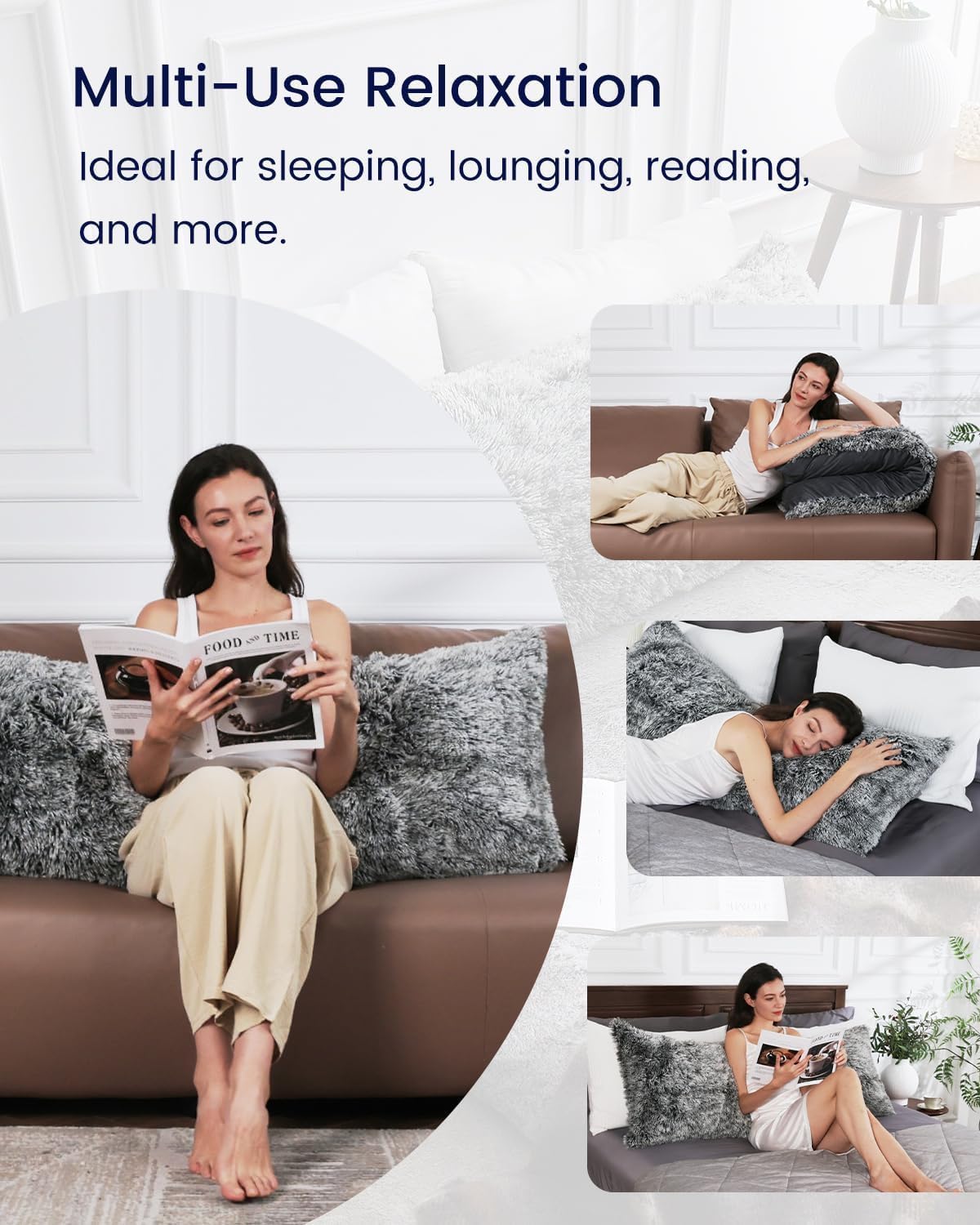 ZonLi Fluffy Body Pillow OEKO-TEX certified, ensuring safe materials