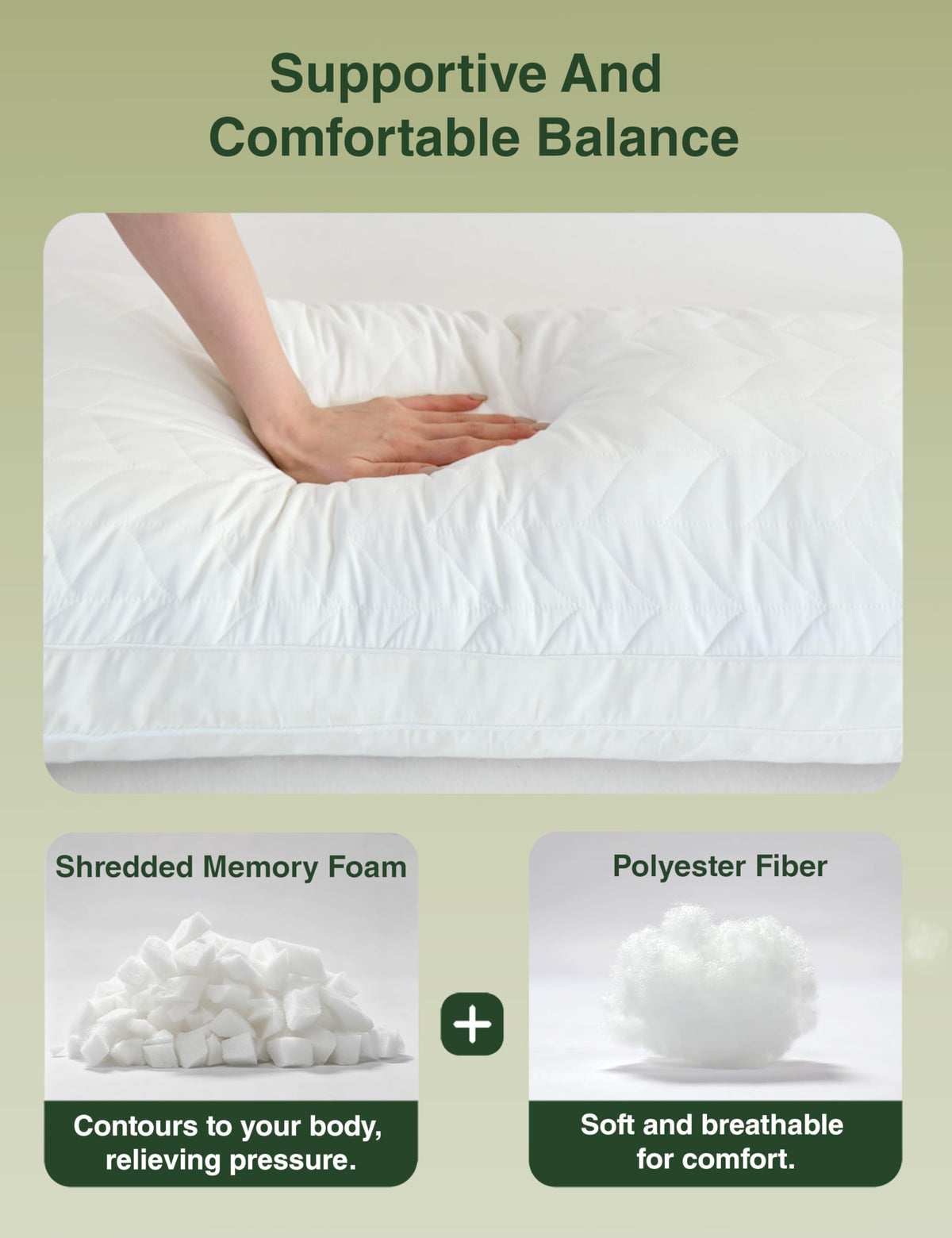 ZonLi pregnancy-comfort setup supports growing belly during sleep