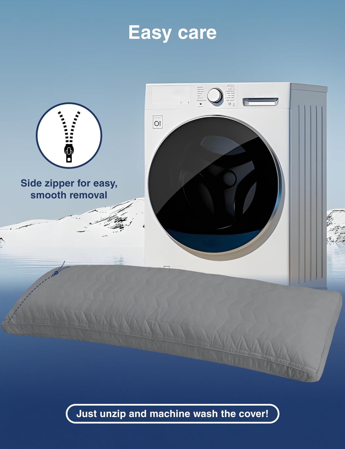 ZonLi removable cover enables easy cleaning and maintenance.