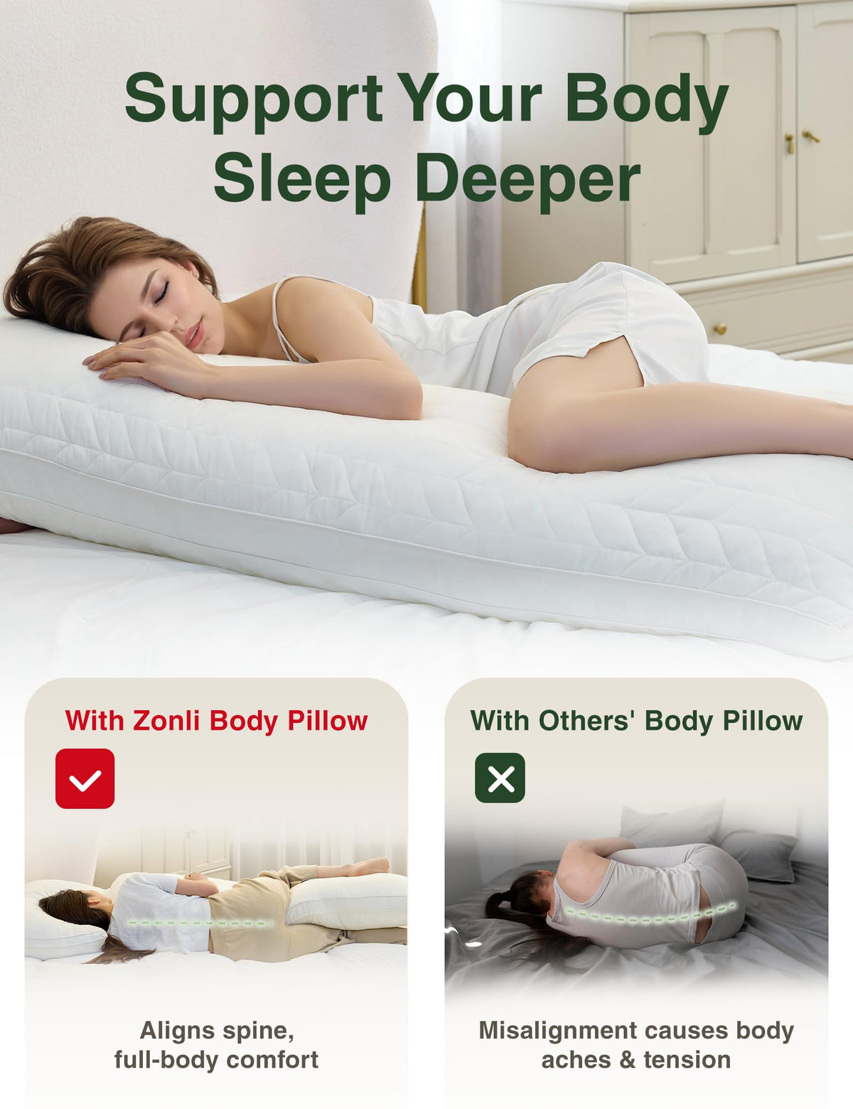 ZonLi washable-cover design makes daily care simple and fresh