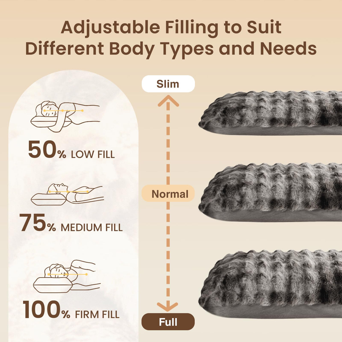 ZonLi removable cover with hidden zipper for easy washing and care.