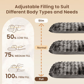 ZonLi removable cover with hidden zipper for easy washing and care.